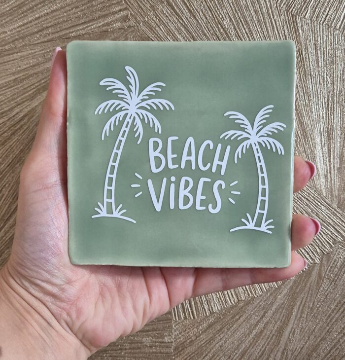 Tegeltje met tekst
Beach vibes