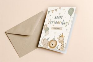 2026/05/1000211436.jpg Dubbele kaart inclusief envelop
Vrolijke dieren
