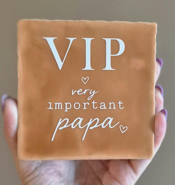 Tegeltje Very Important Papa Vaderdag Cadeau