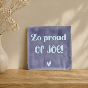 Tegel Zo proud of joe!