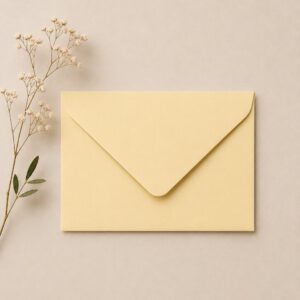 16 x 11 cm Envelop Botergeel