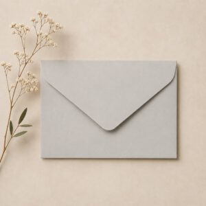 16 x 11 cm Envelop Lichtgrijs