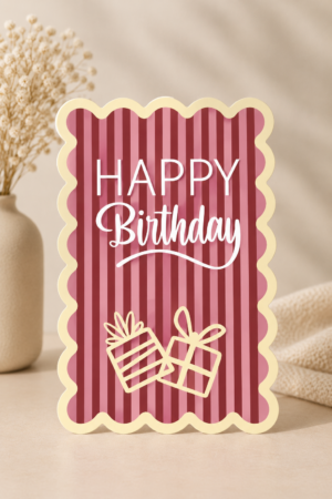 Happy Birthday - Unieke vorm